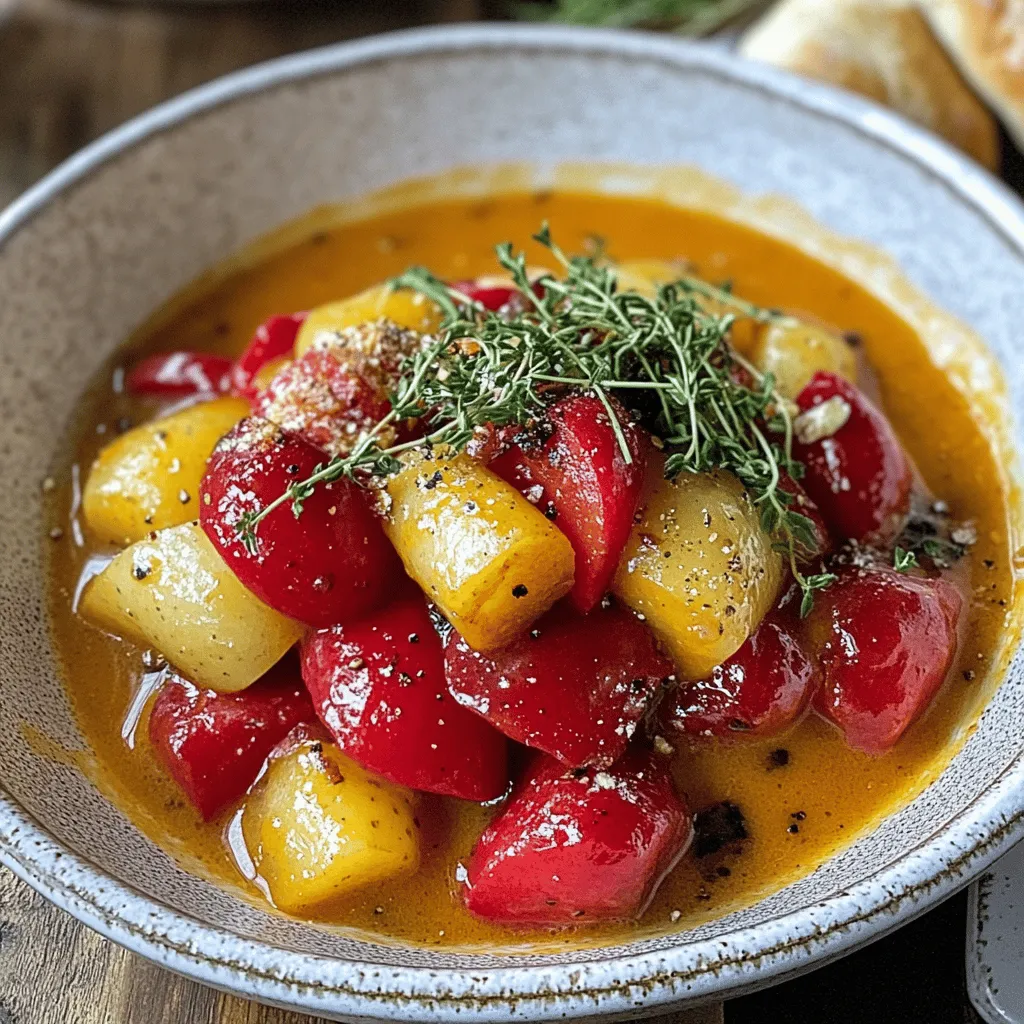 Für mein Kartoffel Gulasch Rezept brauchst du frische Zutaten. Du benötigst 1 kg rote Kartoffeln, die du schälen und würfeln musst. Dazu kommen 2 große Zwiebeln, gewürfelt, und 2 gehackte Knoblauchzehen. Eine rote Paprika, ebenfalls gewürfelt, bringt Farbe. Du brauchst auch 2 Karotten, die in Scheiben geschnitten werden. Eine Dose gehackte Tomaten (400 g) und 500 ml Gemüsebrühe sind wichtig für den Geschmack. Für die Gewürze nimm 2 Esslöffel geräuchertes Paprikapulver, 1 Teelöffel Kümmel und 1 Teelöffel getrockneten Majoran. Vergiss nicht 3 Esslöffel Pflanzenöl, Salz und Pfeffer. Frische Petersilie dient zum Garnieren.