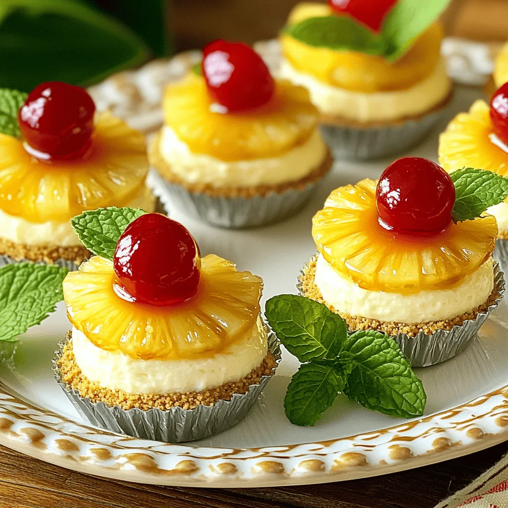 Für diese Mini-Käsekuchen brauchen Sie einige einfache, aber leckere Zutaten: