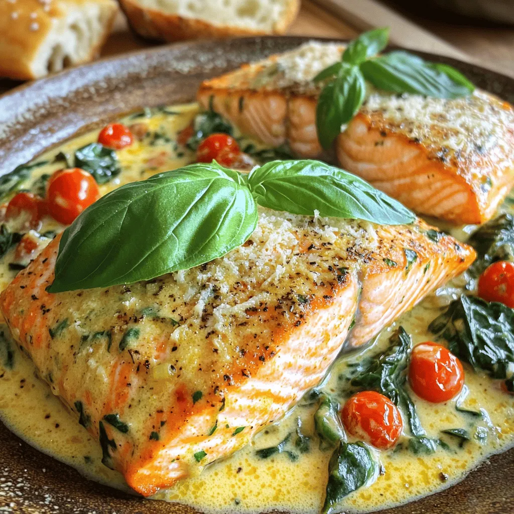 Cremiger Toskanischer Lachs Schnelles und Einfaches Rezept