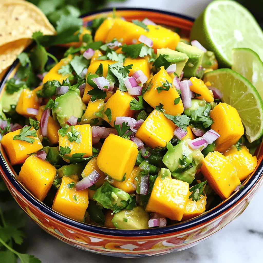 Mango Avocado Salsa Frisch und Geschmackvoll Genießen