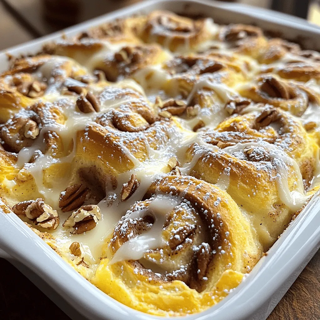 Cinnamon Roll Casserole Köstlicher Frühstückstraum