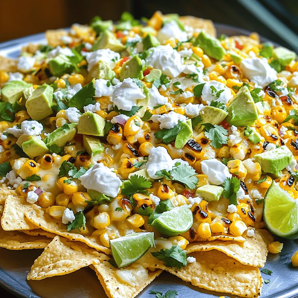 Grilled Street Corn Nachos Einfaches Genussrezept