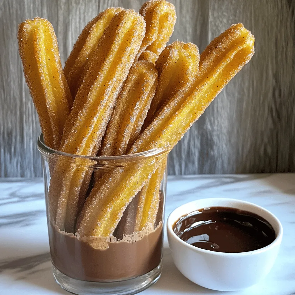 Zimt-Zucker-Churros köstliches Rezept einfach machen