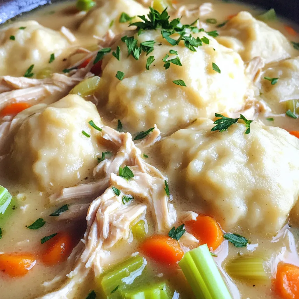 Langsame Cooker-Hähnchen &#038; Knödel Rezeptideen