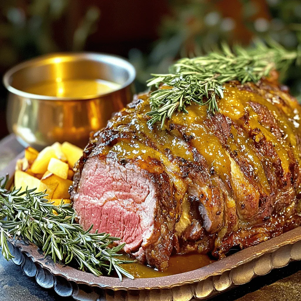 Für mein Rosmarin-Roastfleisch mit Ahorn-Apfel-Sauce benötigst du einige einfache, aber schmackhafte Zutaten.