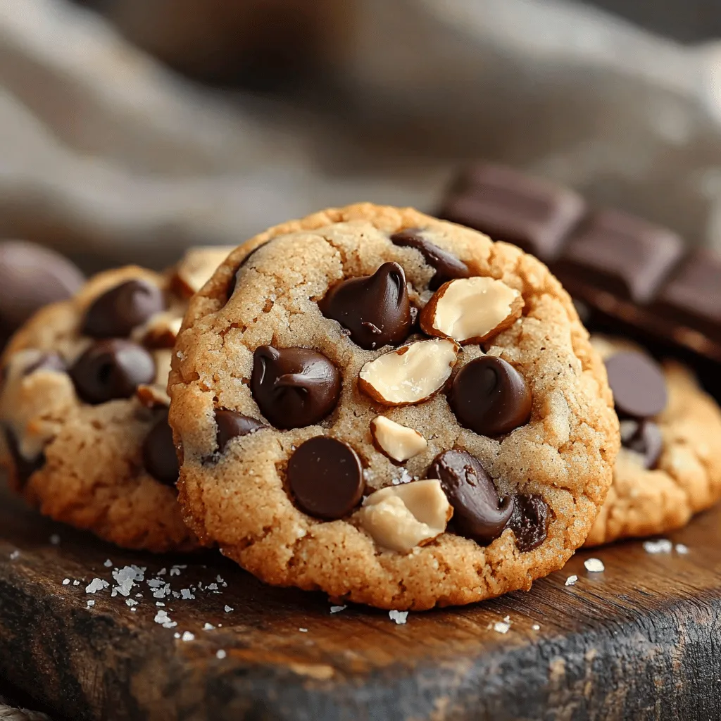 Für diese leckeren Mandelmehl Schokoladenkekse brauchst du einige einfache Zutaten: