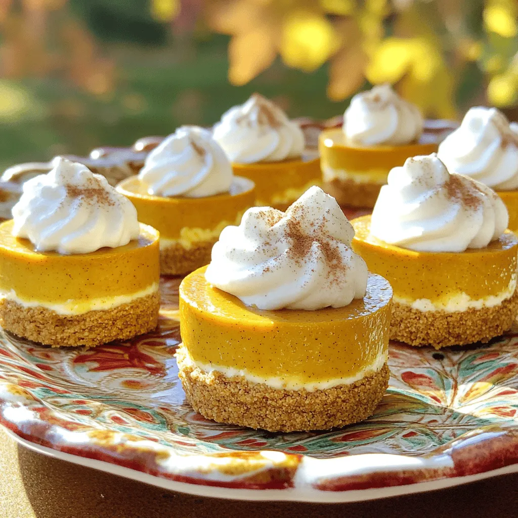 Mini Kürbis-Cheesecakes Einfaches und köstliches Rezept