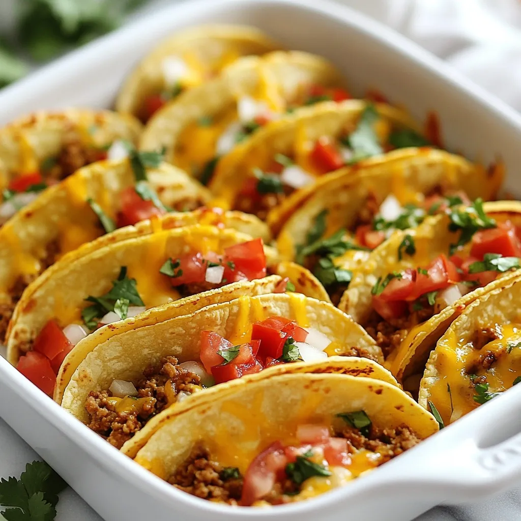 Oven Baked Cheesy Tacos Herzhaftes Rezept für Jeden