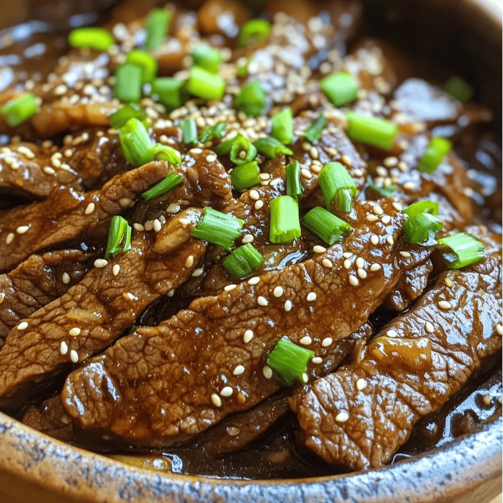 Mongolian Beef Geschmackvoll und Einfach Zubereiten