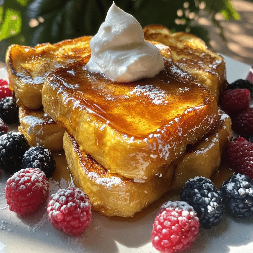 Crème Brûlée French Toast Köstliches Frühstückserlebnis
