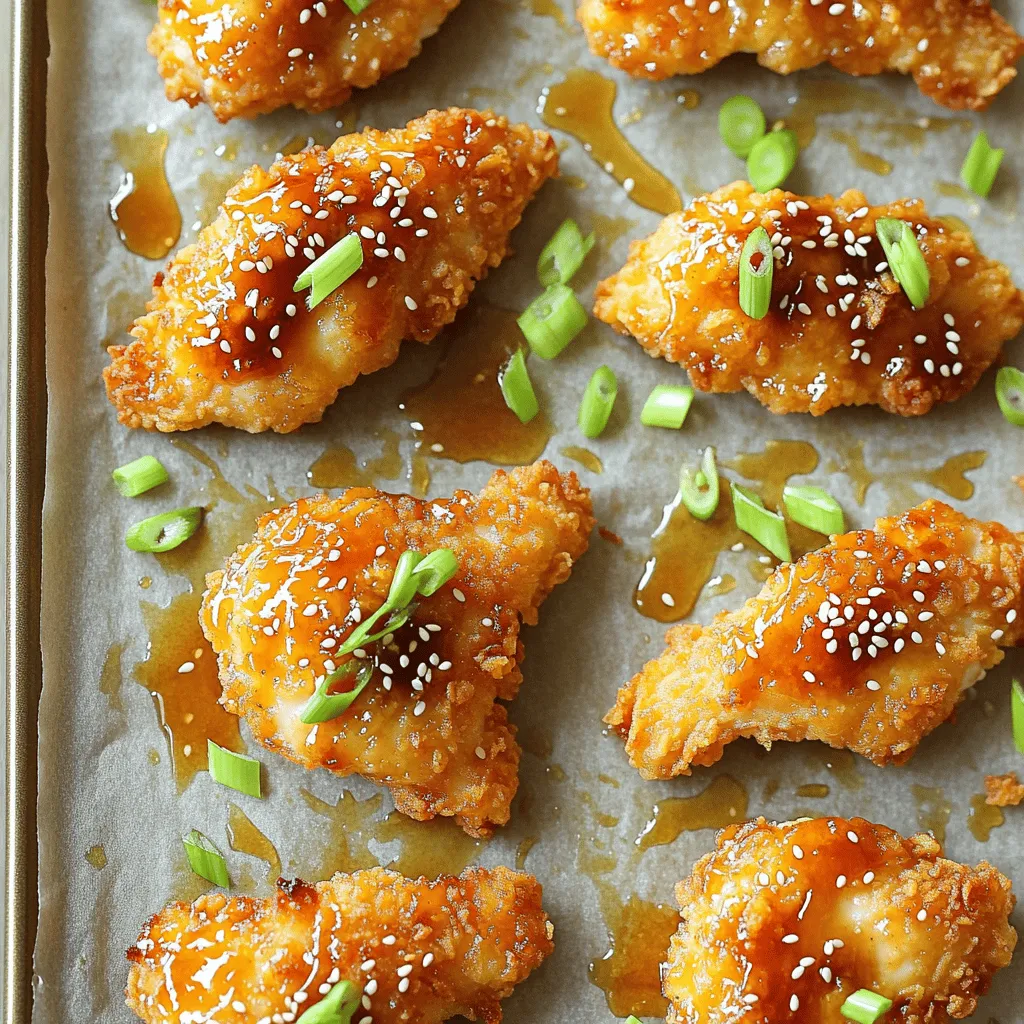 Crispy Honey Sesame Tenders Einfaches Rezept entdecken