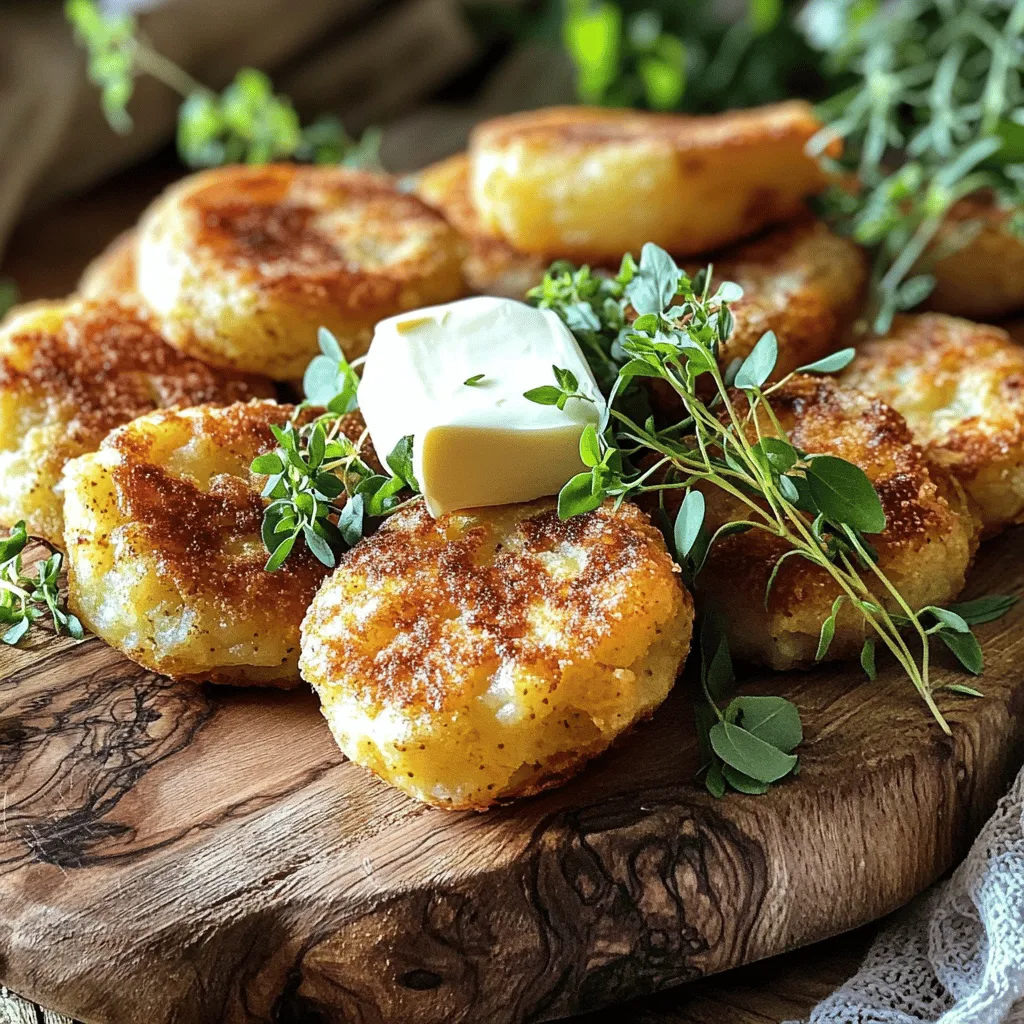 Traditionelle Irish Potato Farls Einfache Anleitung