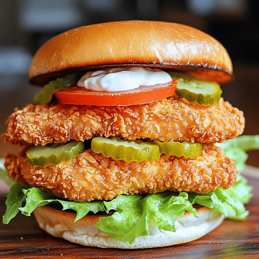 Air Fryer Crispy Chicken Sandwich Lecker und Knusprig