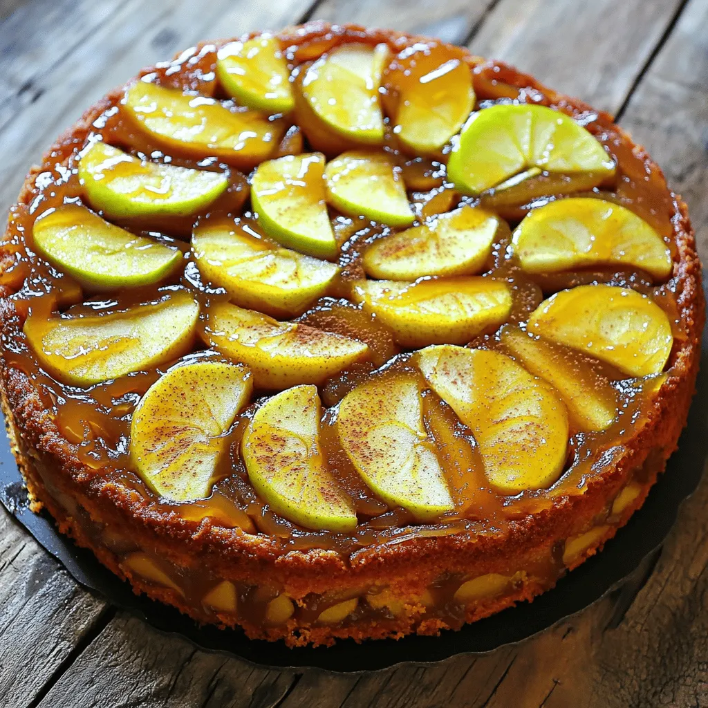 Karamell-Apfel-Umdrehkuchen Köstlicher Genuss zuhause