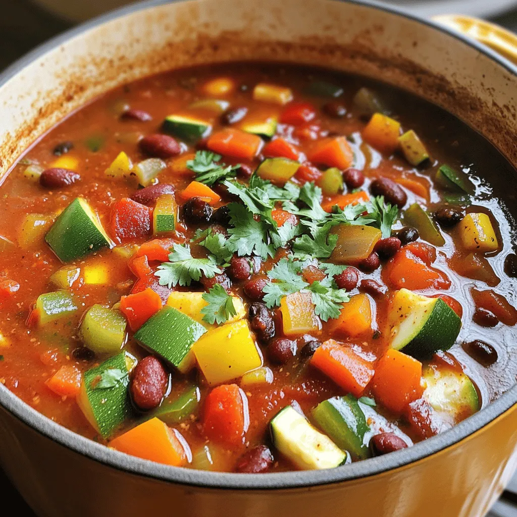 Veggie-Packed Chili Einfaches und köstliches Rezept