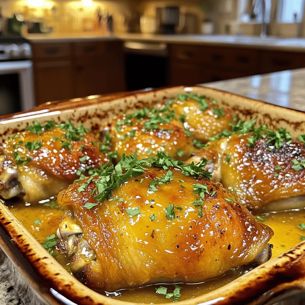 Honig Senf Hähnchenschenkel Einfaches Rezept genießen