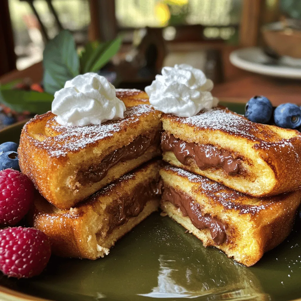 Churro Stuffed French Toast Leckeres Frühstücksrezept