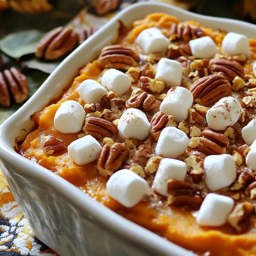 Southern Maple Sweet Potato Casserole Genussvoll Backen