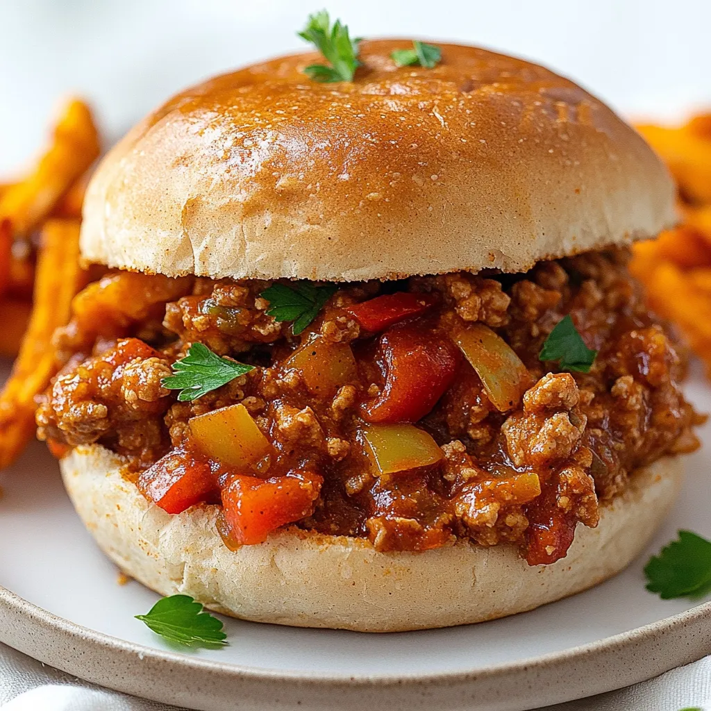Cajun Chicken Sloppy Joes Einfache und leckere Mahlzeit