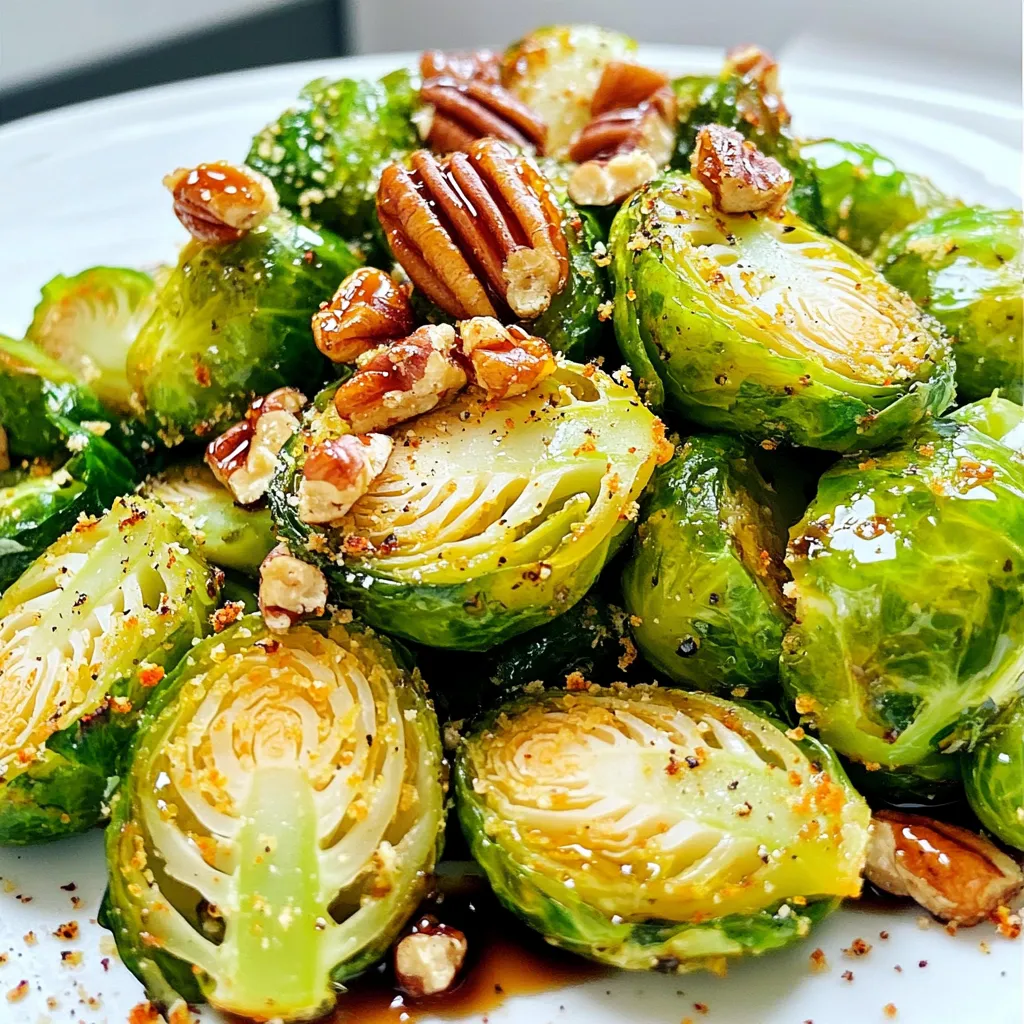 Maple Roasted Brussels Sprouts Einfach und Lecker