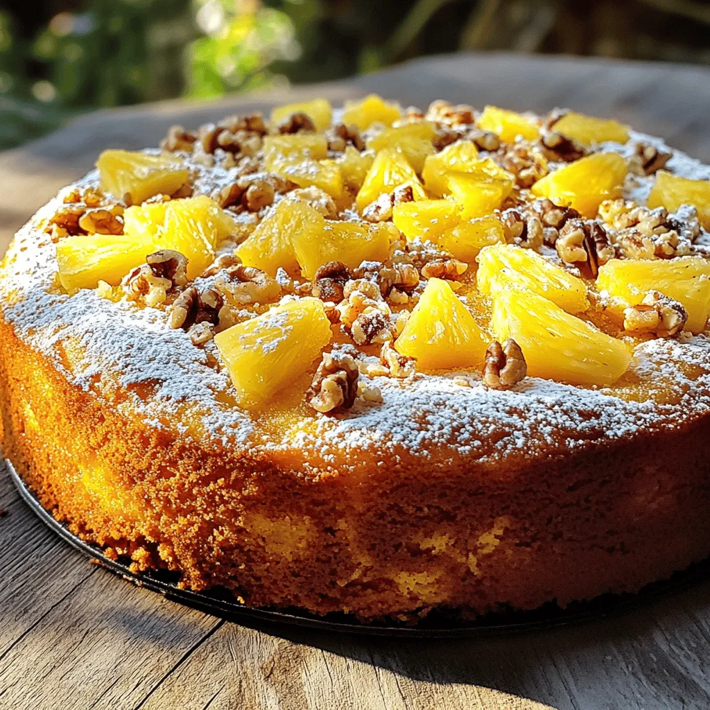 Tasty Pineapple Juice Cake Köstlicher Genuss für alle