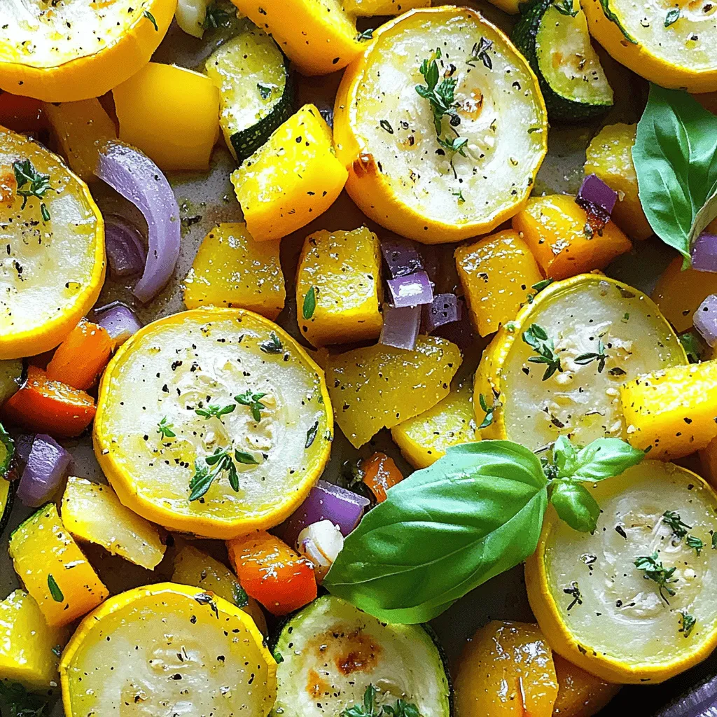 Geröstete Sommergemüsemischung voller Geschmack
