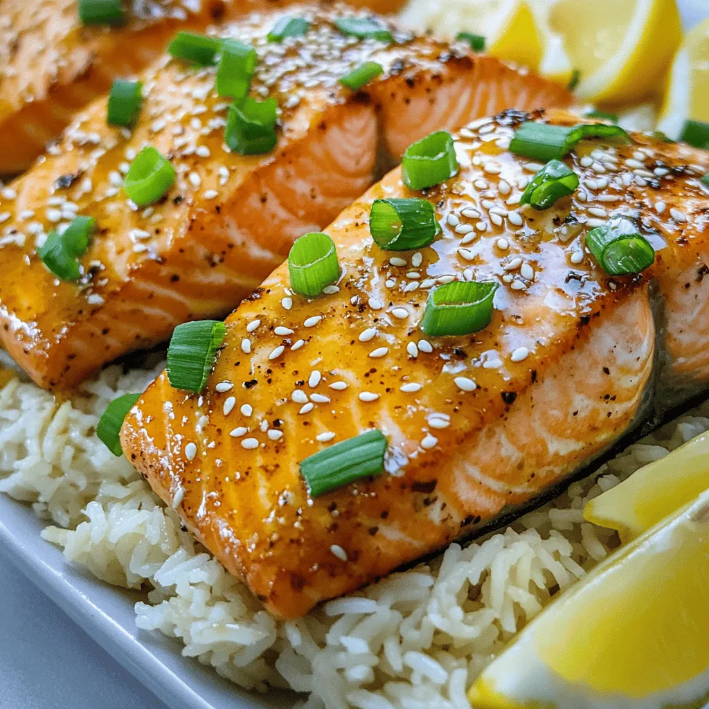 Honey Garlic Salmon Einfaches und köstliches Rezept