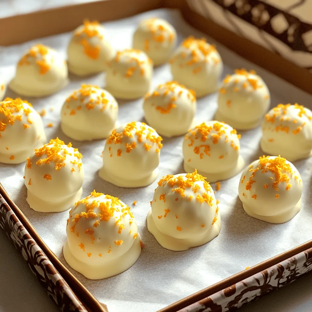 No Bake Orange Creamsicle Truffles sind kleine, leckere Bissen. Sie verbinden den Geschmack von Orange mit cremiger Süße. Diese Trüffel mit Orangengeschmack sind einfach zuzubereiten. Sie benötigen keine Backzeit, was sie perfekt für jede Gelegenheit macht.