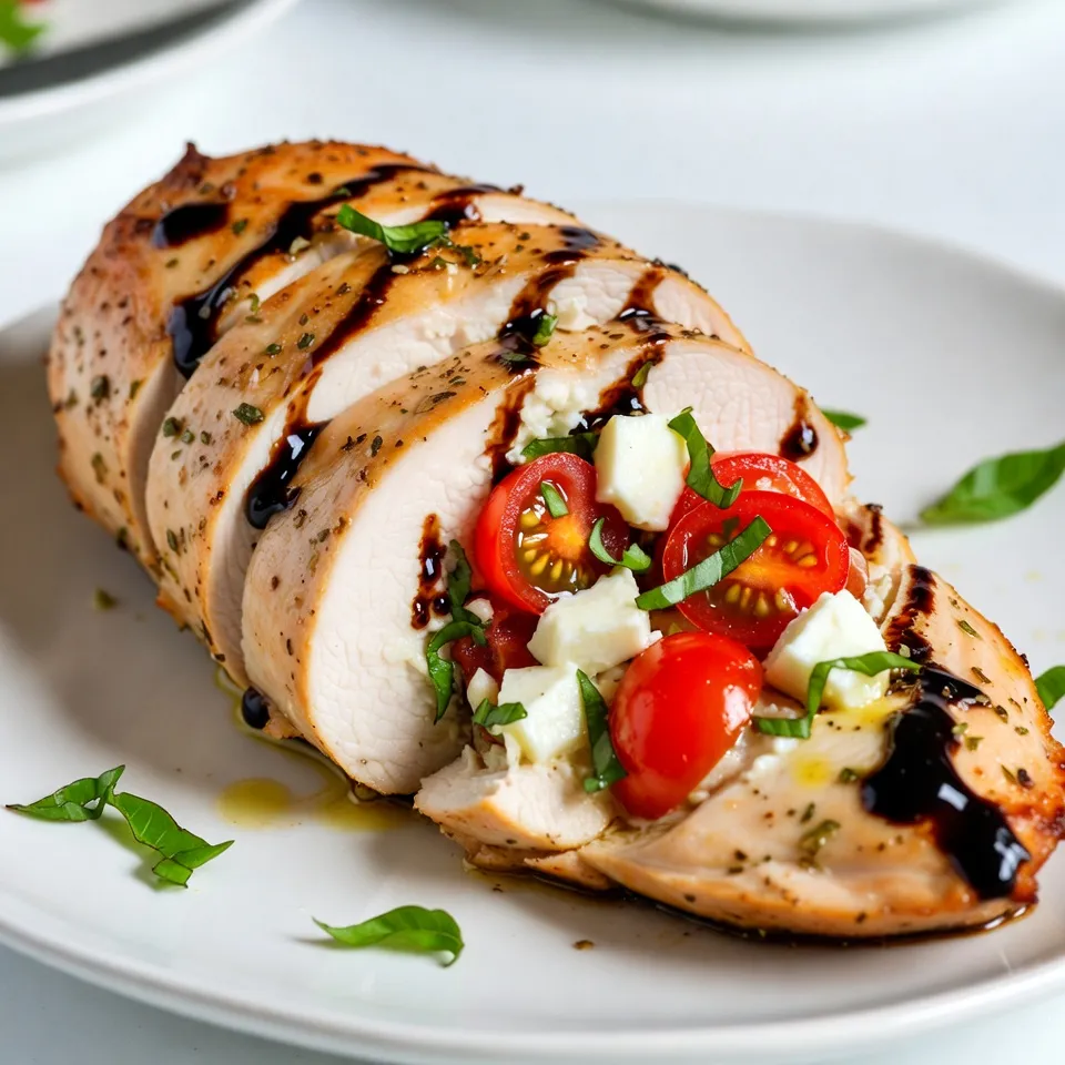 Caprese Stuffed Chicken Breast Einfaches Rezept genießen