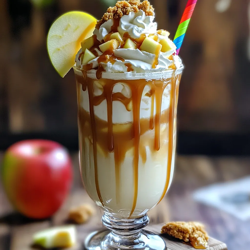 Caramel Apple Milkshake Köstlicher Genuss für alle