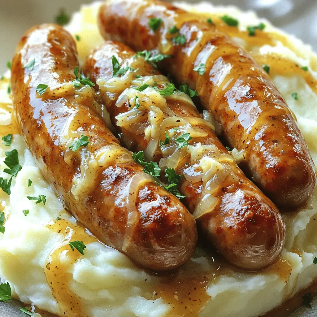 Bangers and Mash Genussvoll und Einfach Zubereiten