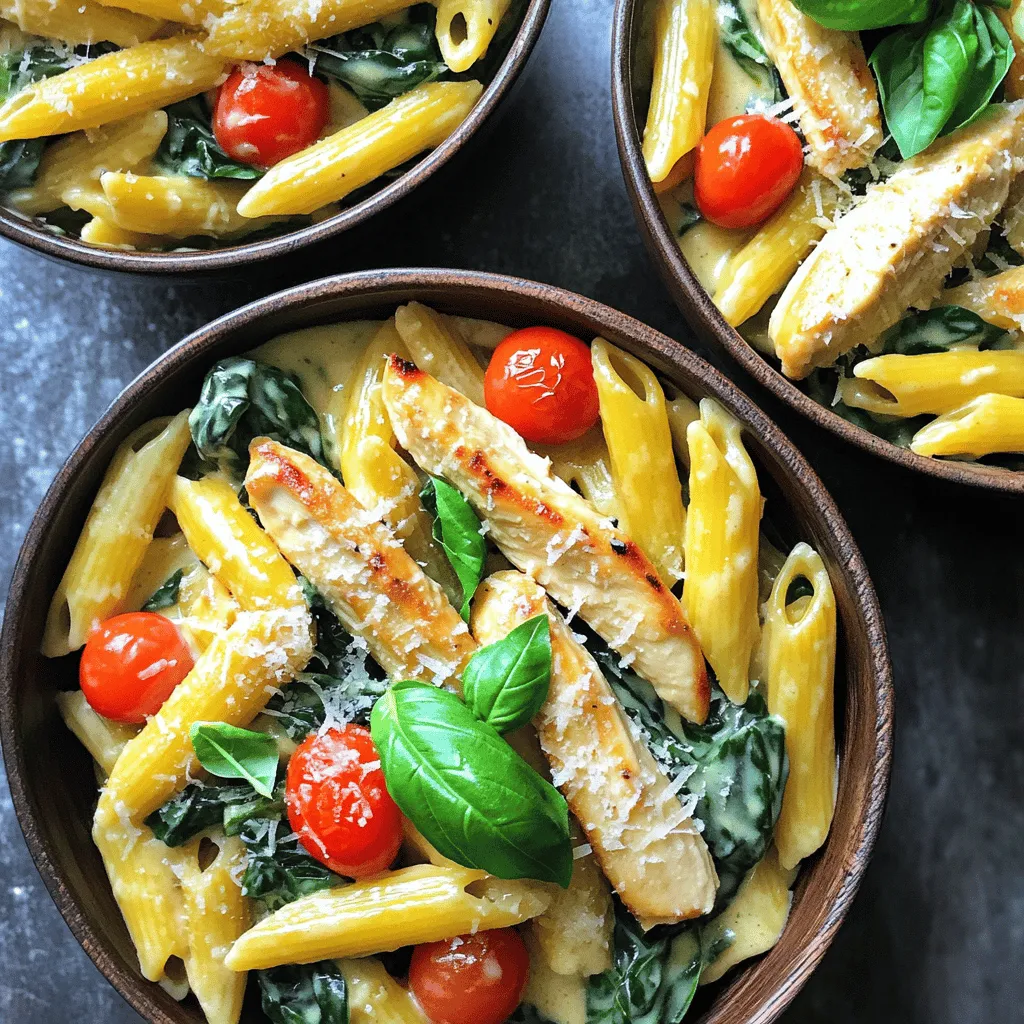 Cremige One Pot Tuscan Chicken Pasta schneller Genuss