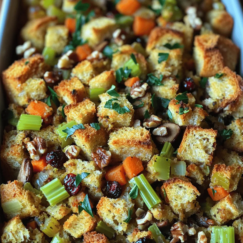 Ultimative Thanksgiving Füllung für köstliches Festmahl