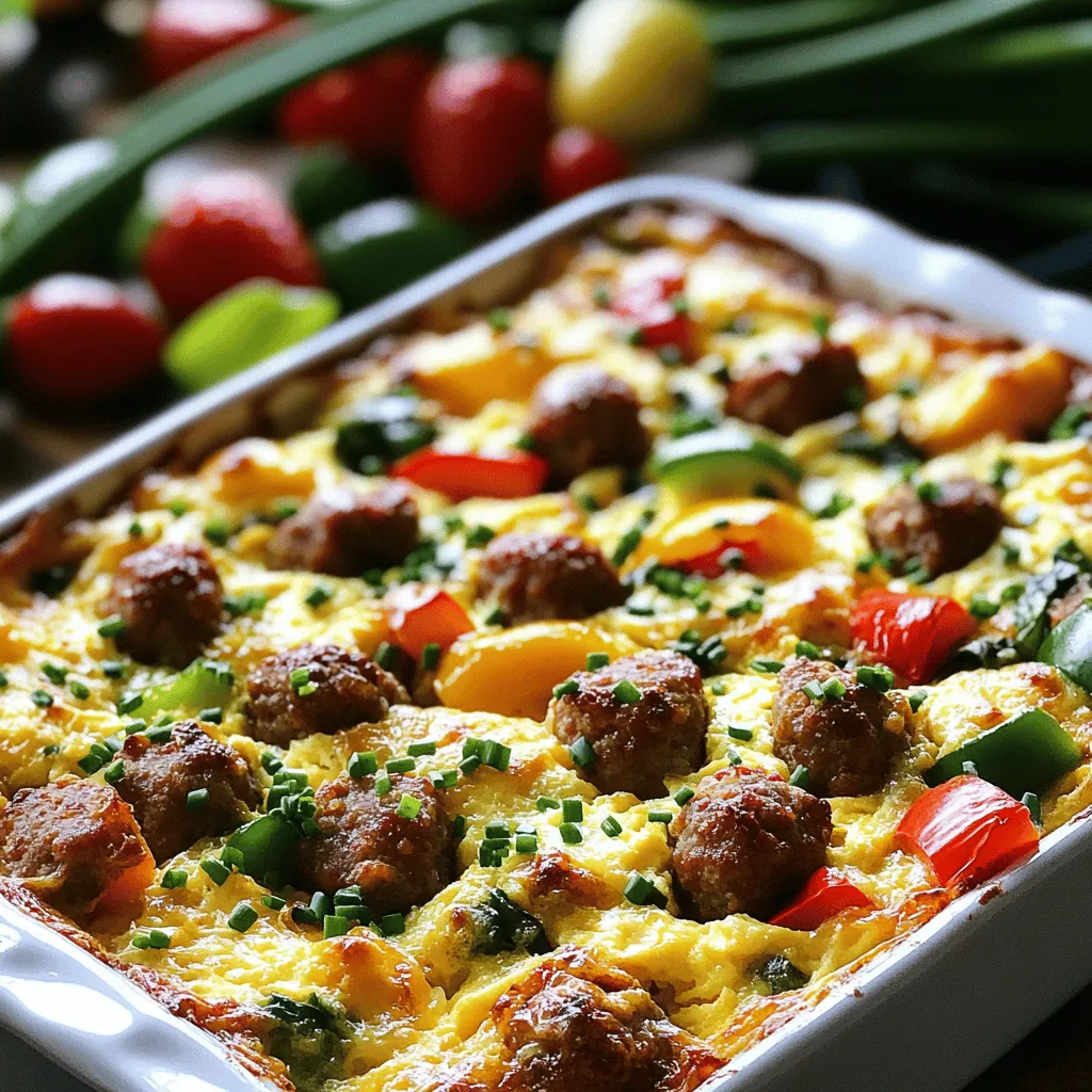 - 4 große Eier - 250 ml Milch - 200 g scharfe Wurst (z.B. Chorizo oder Bratwurst), gewürfelt - 1 Tasse frisch geriebener Käse (z.B. Cheddar oder Gouda) - 1 Tasse gewürfelte Paprika (rot und grün) - 1/2 Tasse Zwiebel, fein gehackt - 1 Tasse Spinat (frisch oder gefroren) - 1 Teelöffel Paprikapulver - 1/2 Teelöffel Knoblauchpulver - Salz und Pfeffer nach Geschmack - 2 Scheiben Toastbrot, gewürfelt - 2 Esslöffel Olivenöl