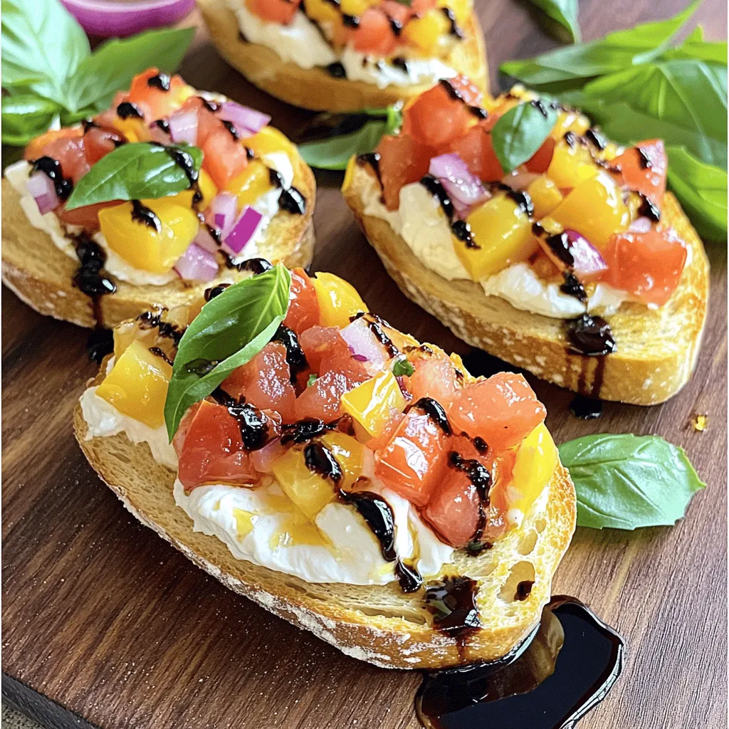 Burrata Bruschetta Einfaches und köstliches Rezept