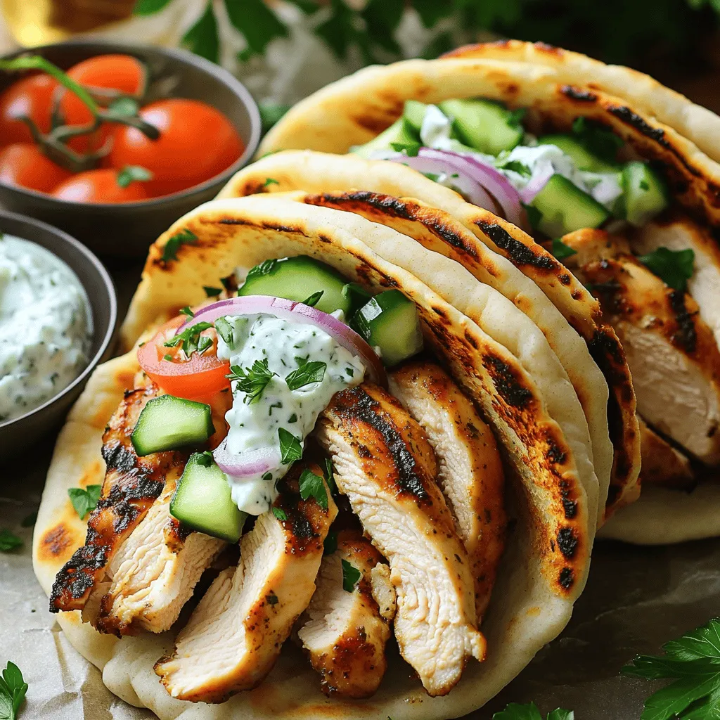 Griechische Hähnchen-Gyros für leckere Abwechslung