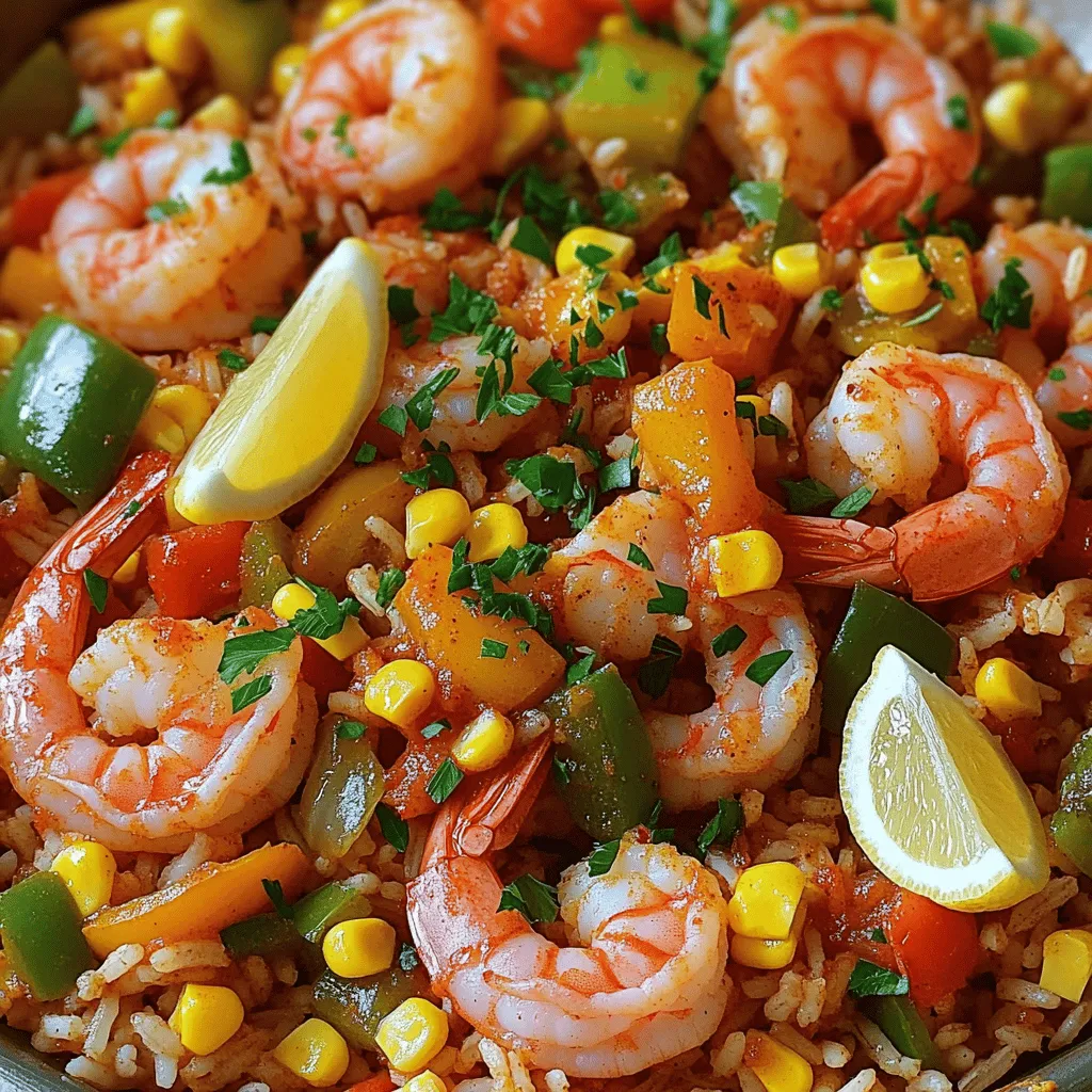 Cajun Shrimp and Rice Skillet Leckeres Gericht Zuhause