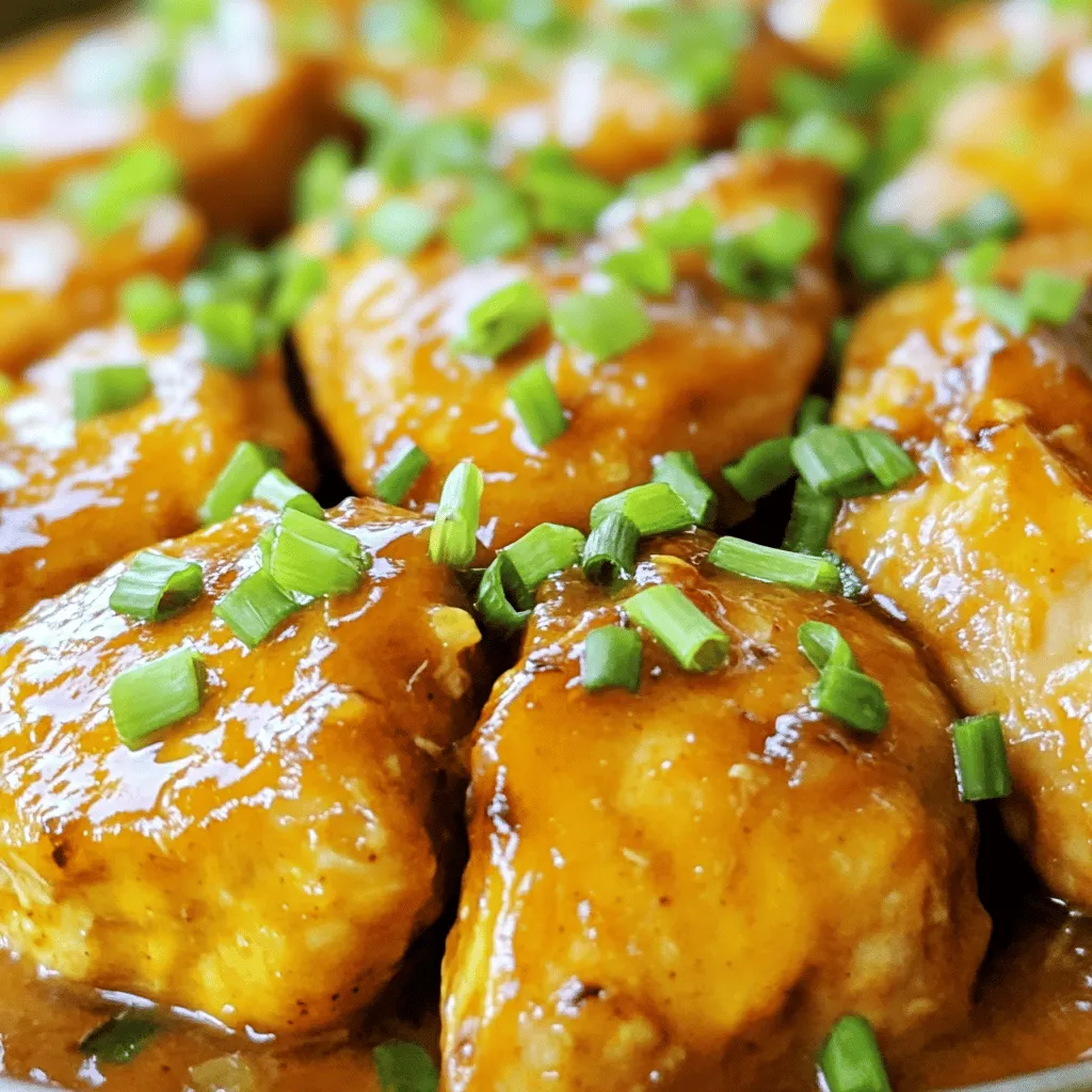 Für Crock Pot Bourbon Chicken benötigst du einige Hauptzutaten: