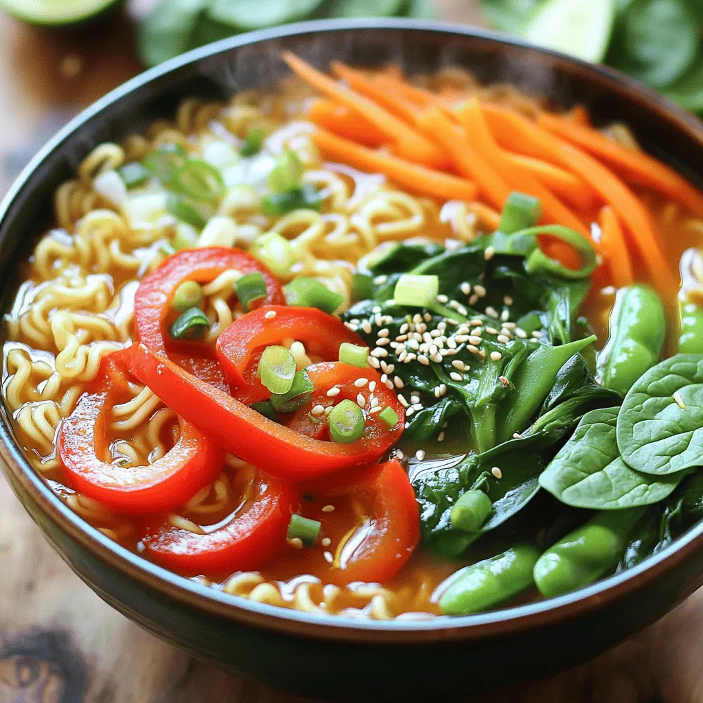 Sweet and Spicy Ramen Bowls Schnelle und einfache Zubereitung