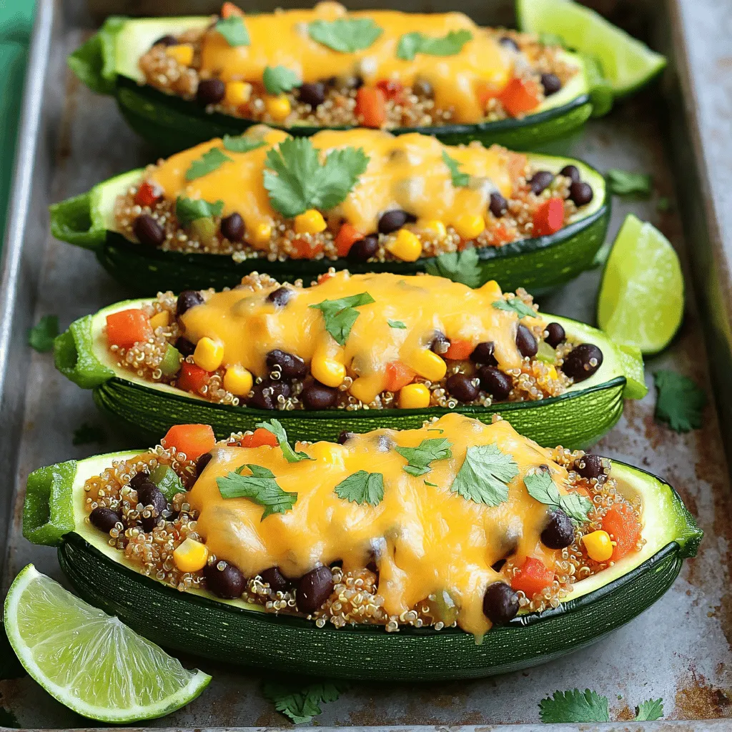 Southwest Zucchini Boats Einfach und Gesund Kochen