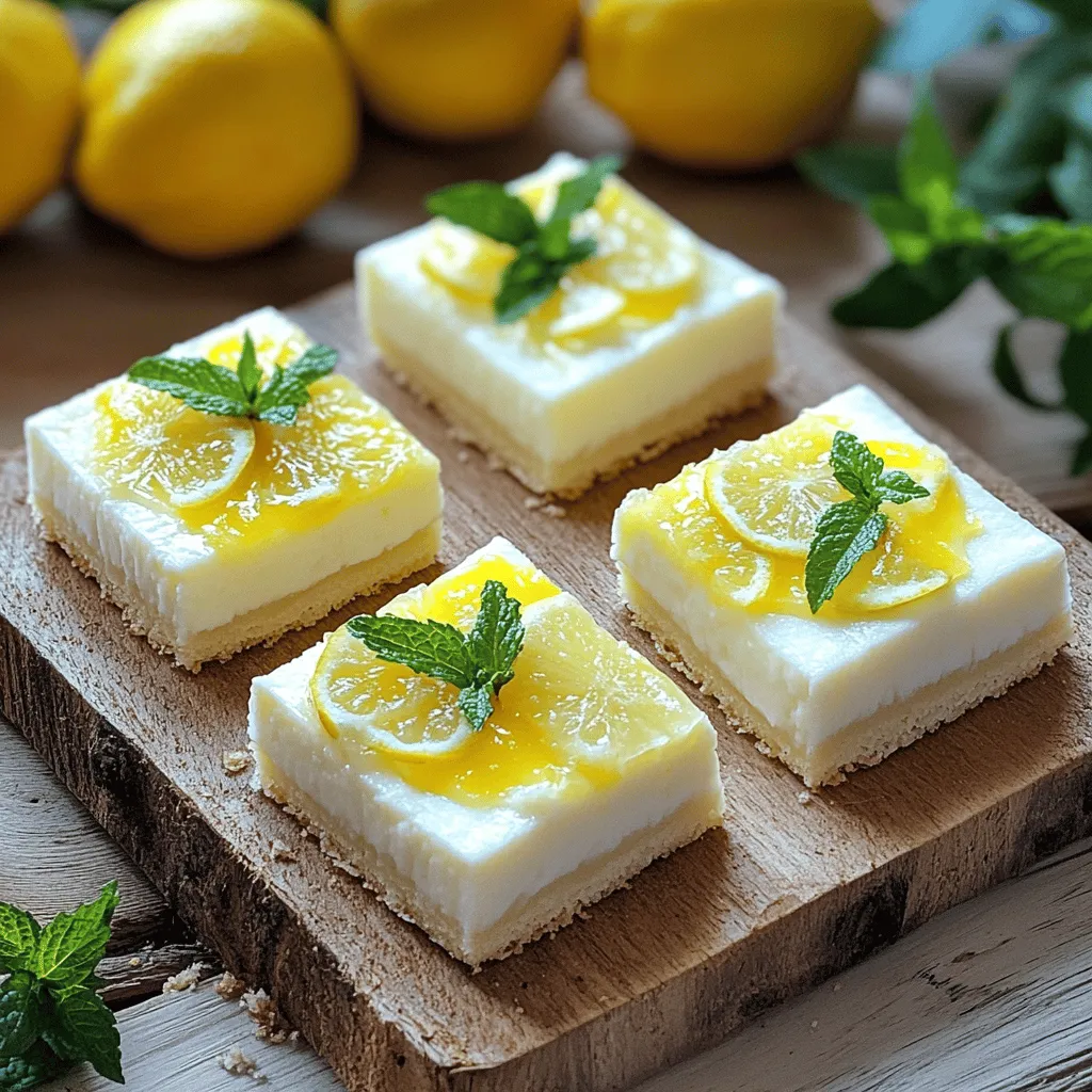Lecker Lemon Cheesecake Squares Einfaches Rezept