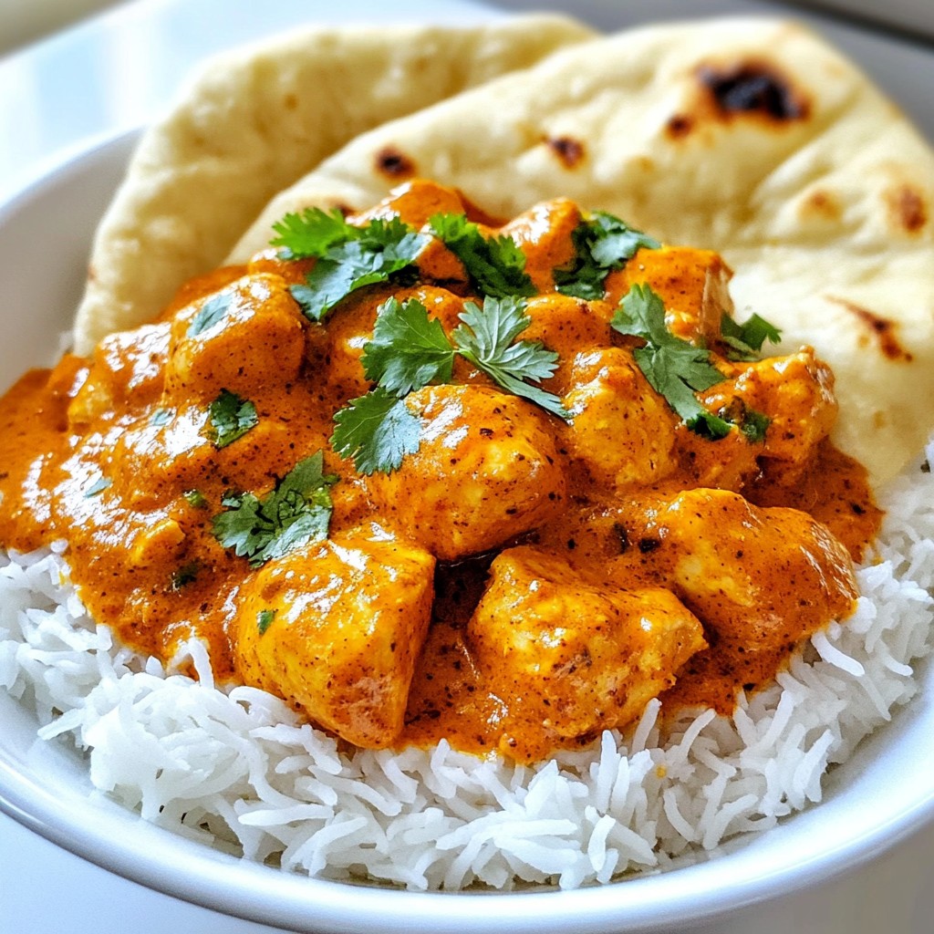 Langsame Kochzeit für Chicken Tikka Masala Genuss