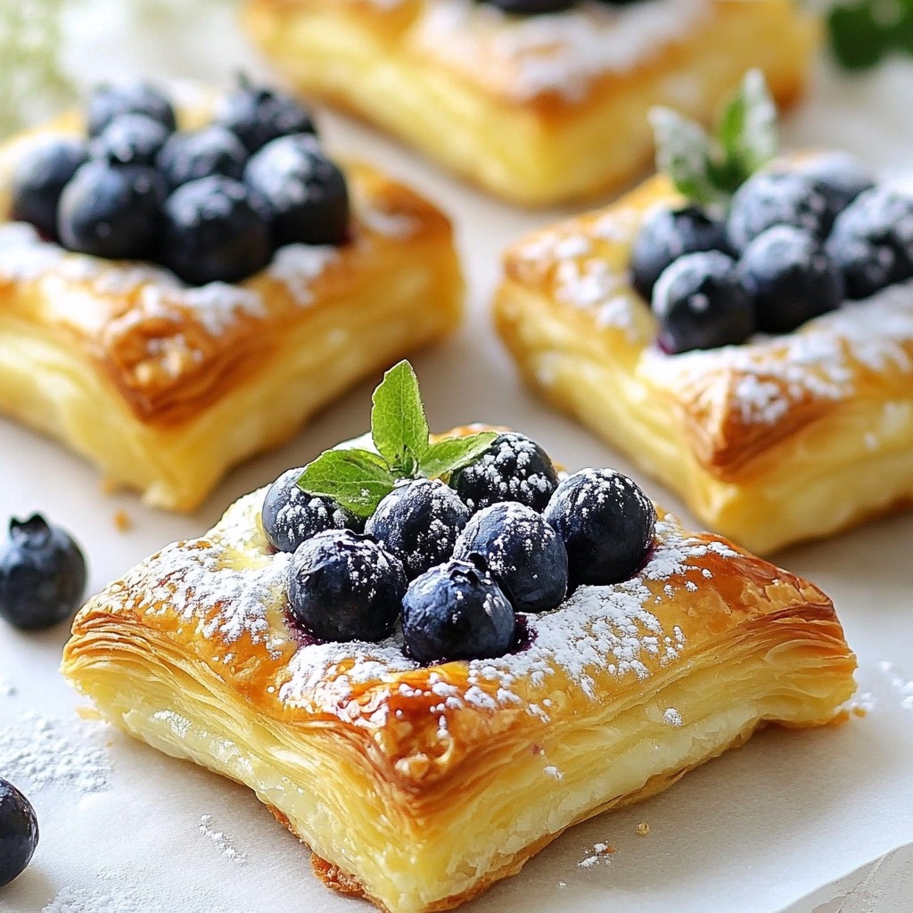 Blaubeer-Käsekuchen Dänisch köstlicher Genuss für alle