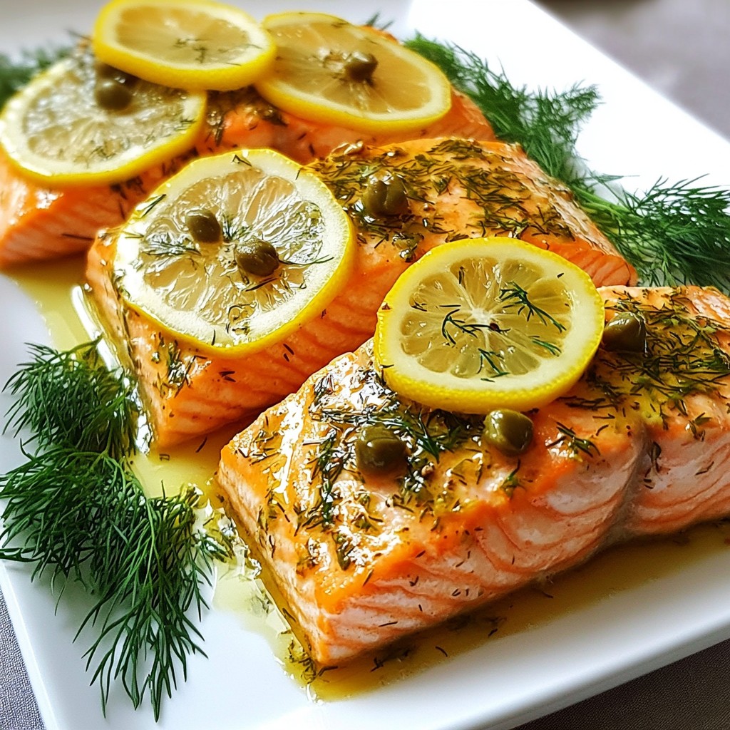 Zesty Crockpot Lemon Dill Salmon Leckerer Genuss