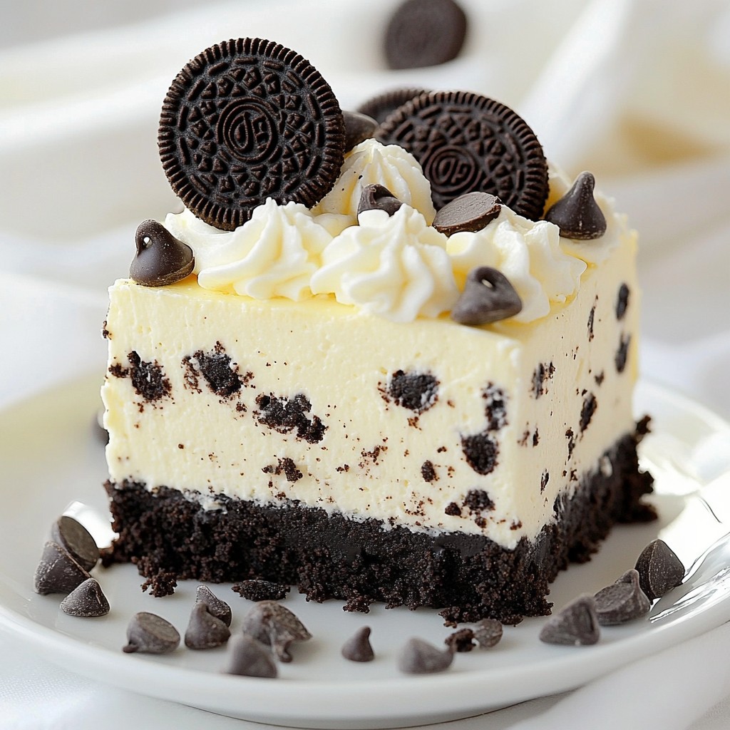 No Bake Oreo Cheesecake Einfach und Lecker Rezept