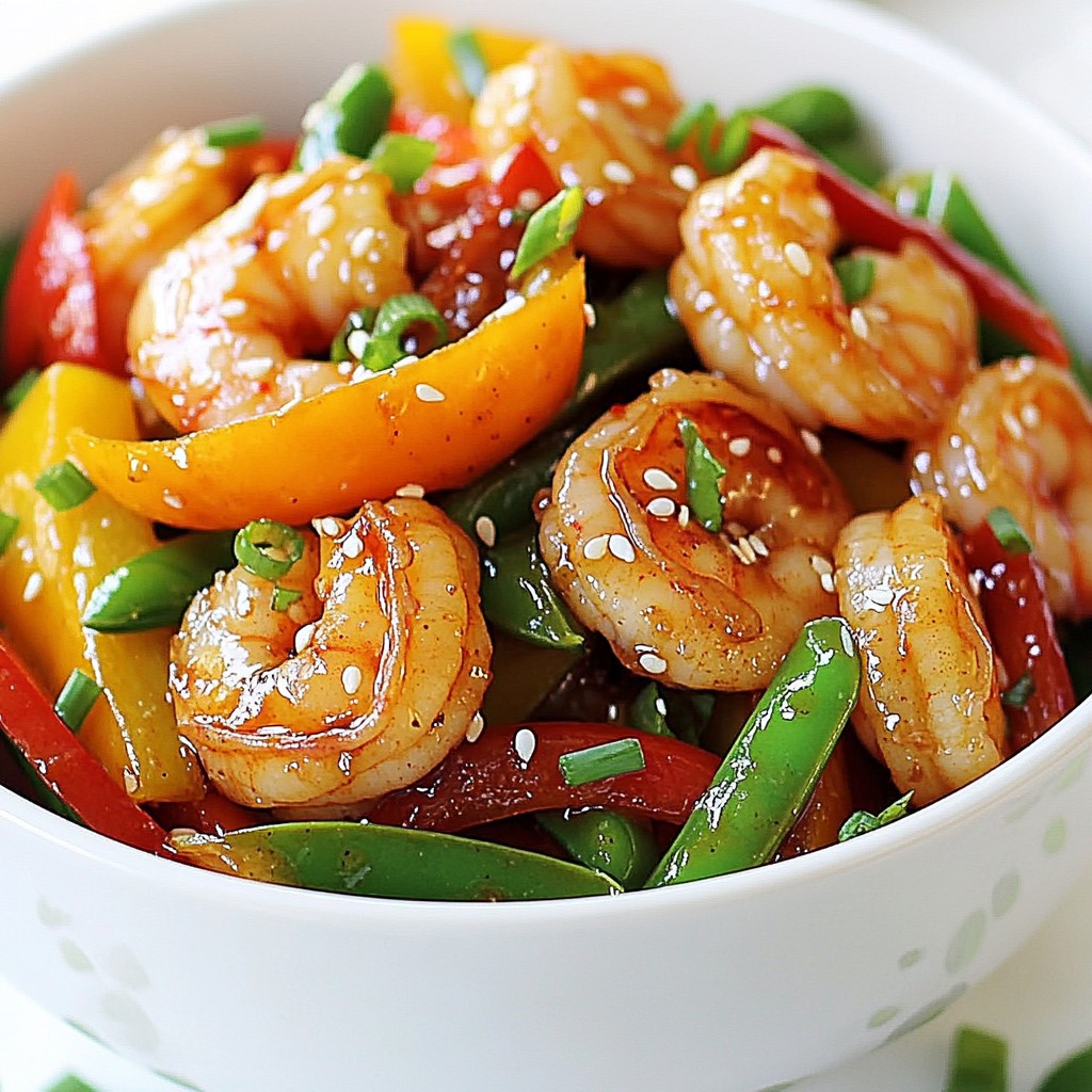 Honig Knoblauch Garnelen Pfanne Einfache und Schnelle Mahlzeit