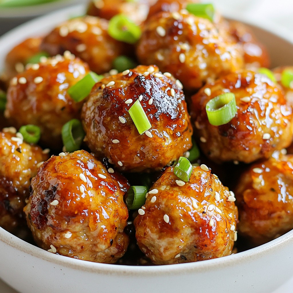 Honig-Knoblauch-Türkei-Fleischbällchen lecker zubereiten