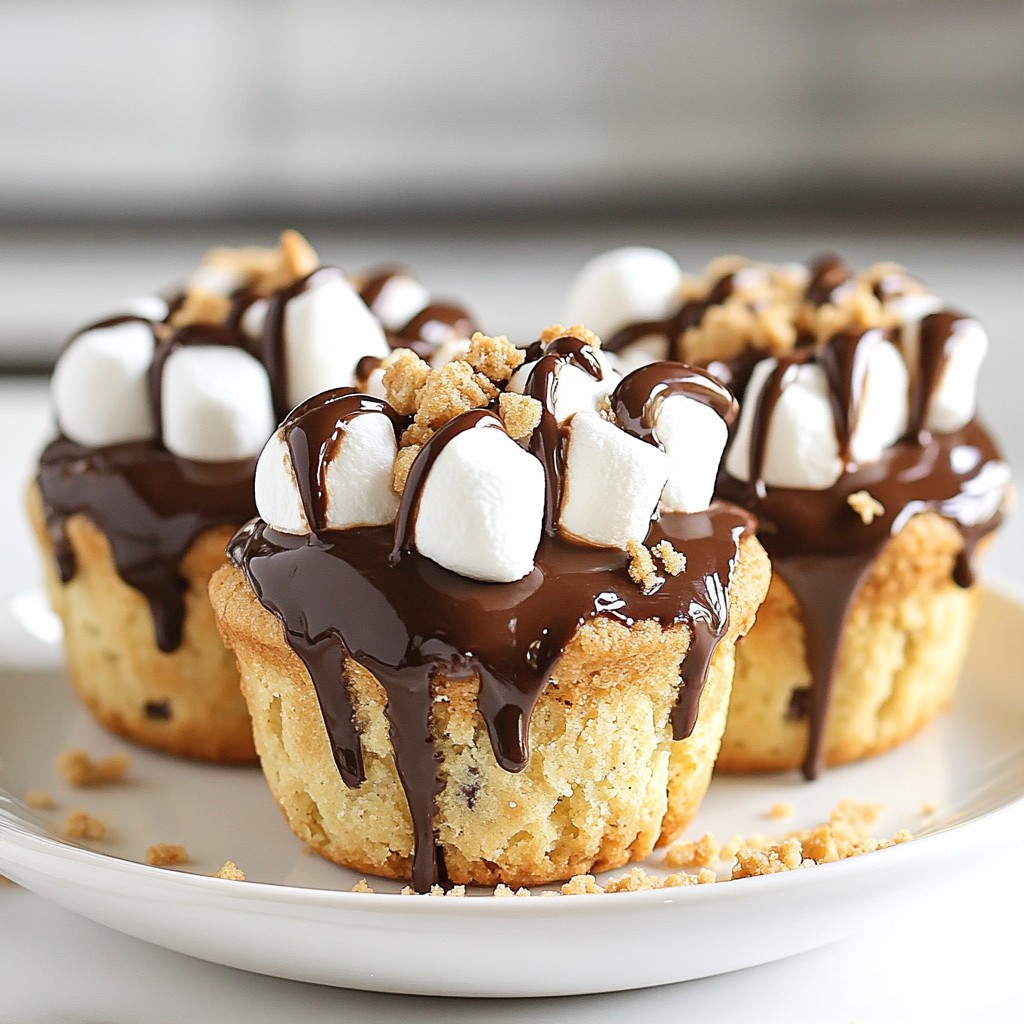 S'mores Cookie Cups Leckerer Genuss für Naschkatzen