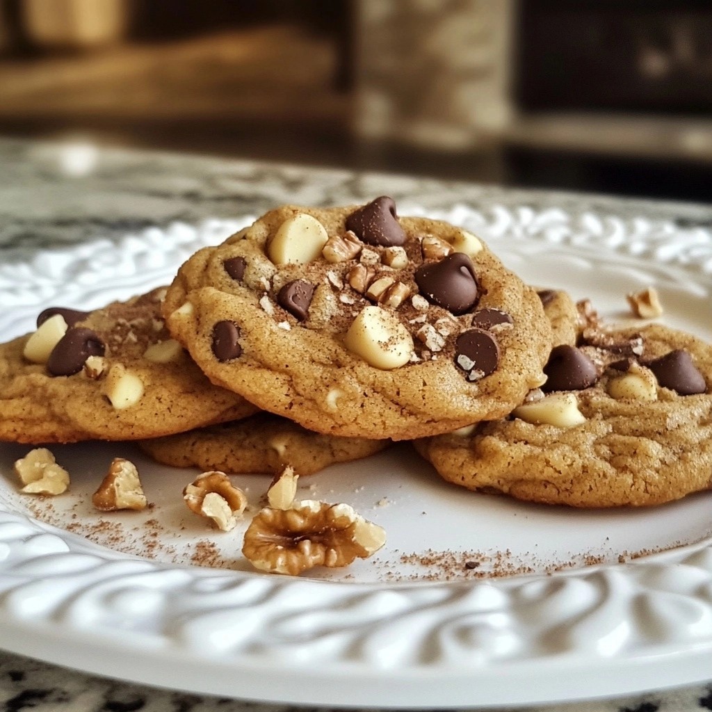 Schokoladenchip Cookies mit Kürbisgewürz Genuss