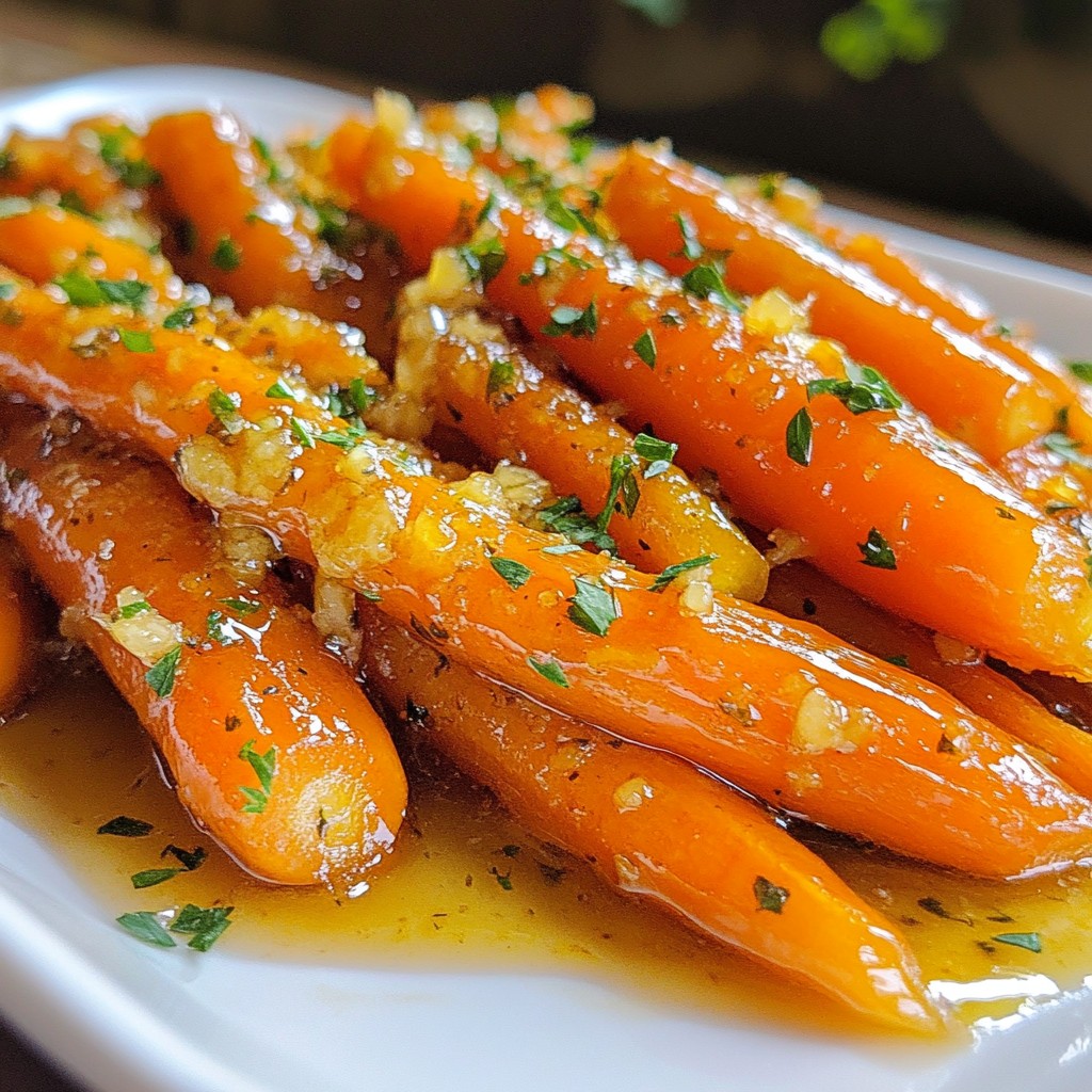 Honey Garlic Glazed Carrots Einfach und Lecker Kochen